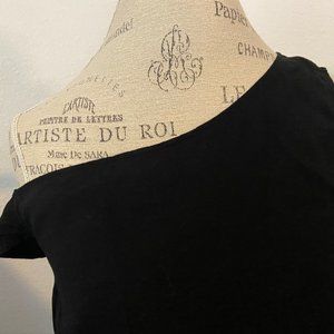 NWOT, Mossimo one-shoulder black dress, M